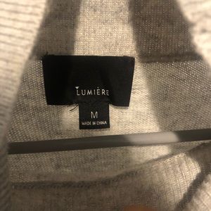 Turtle neck sweater dress